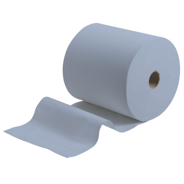KC Scott® Blue Rolled Hand Towels 6668 - 6 x 304m - Image 4