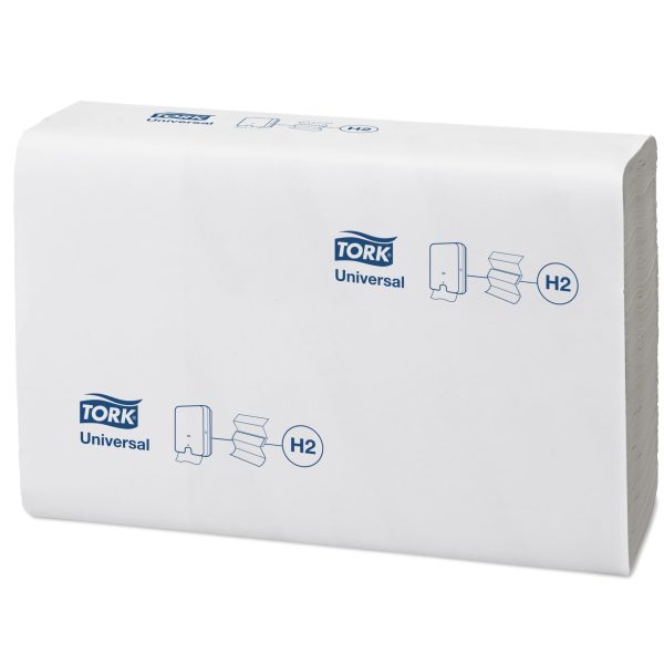 Tork Xpress H2 White Multifold Paper Hand Towels 471074 - Image 2