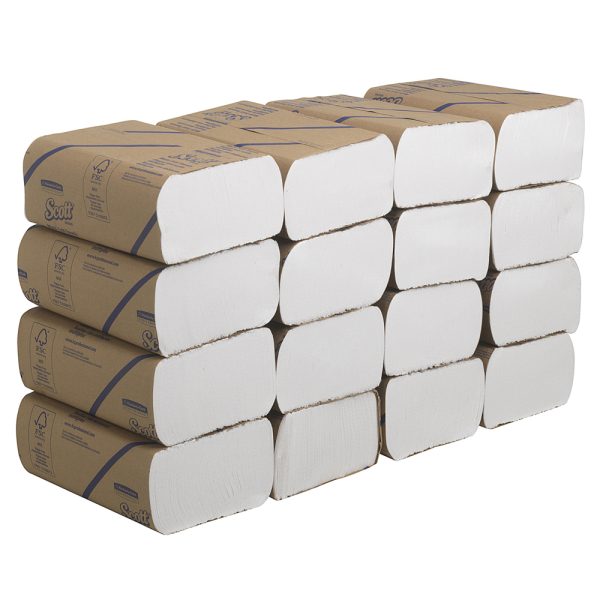 Scott Multifold Airflex Hand Towels White 3749 - Image 2