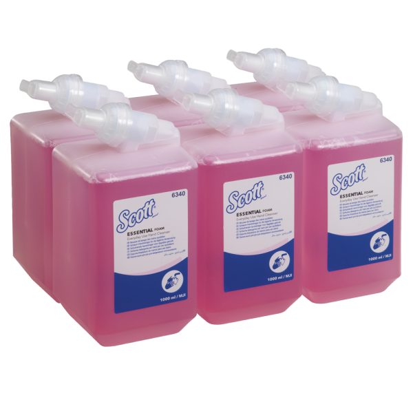 Scott 6340 Luxury Pink Foam Soap 6 x 1lt - Image 2