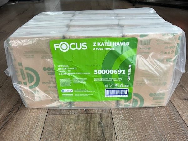 Focus Optimum 2ply White Handtowels - Image 4
