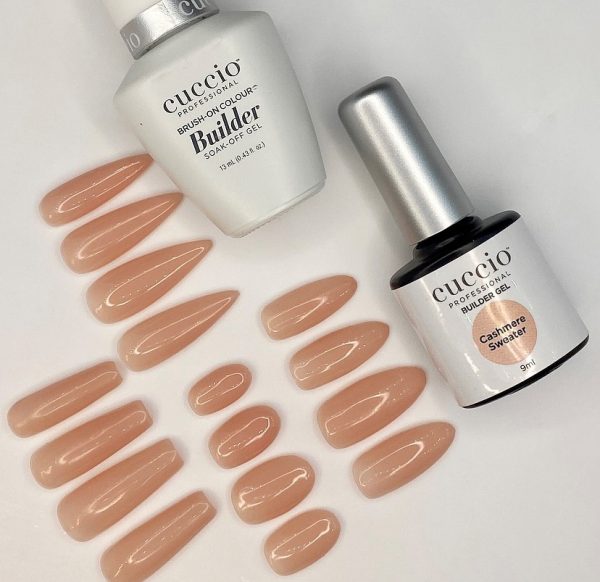 Brush on Colour Builder Gel with Calcium LED/UV 13ml- Cashmere Sweater - Image 2