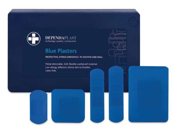 dependaplast blue plasters assorted