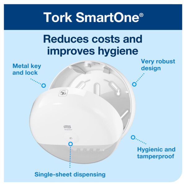 Tork SmartOne® Toilet Roll Dispenser, T8 Refill - Image 2